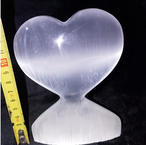 Selenite Heart in Morocco from Marrakech to Desert